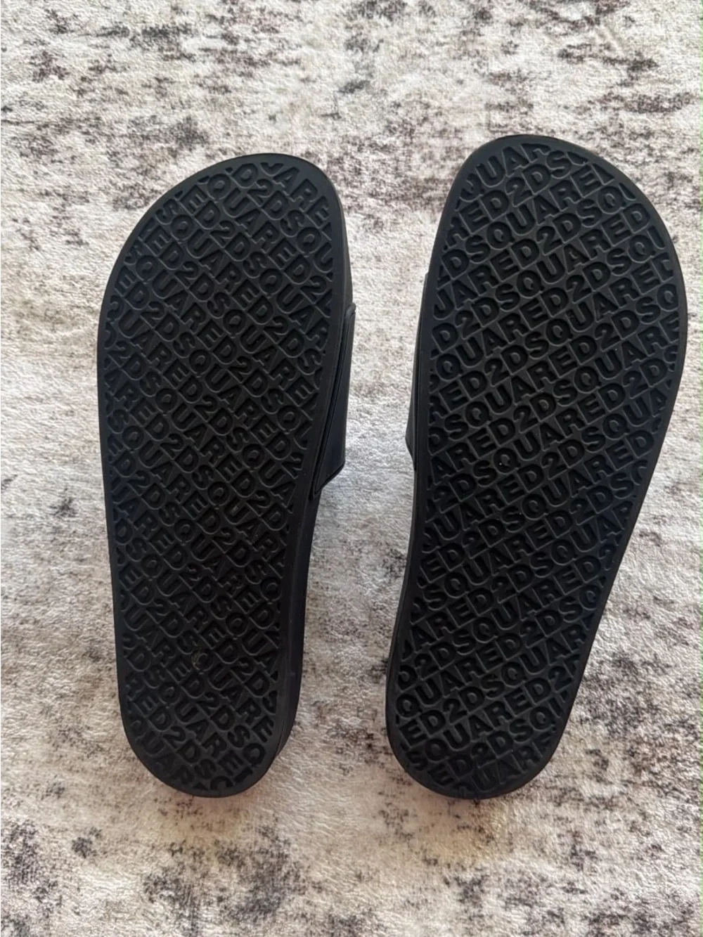 DSQUARED Black ICON Slide Sandals for Men